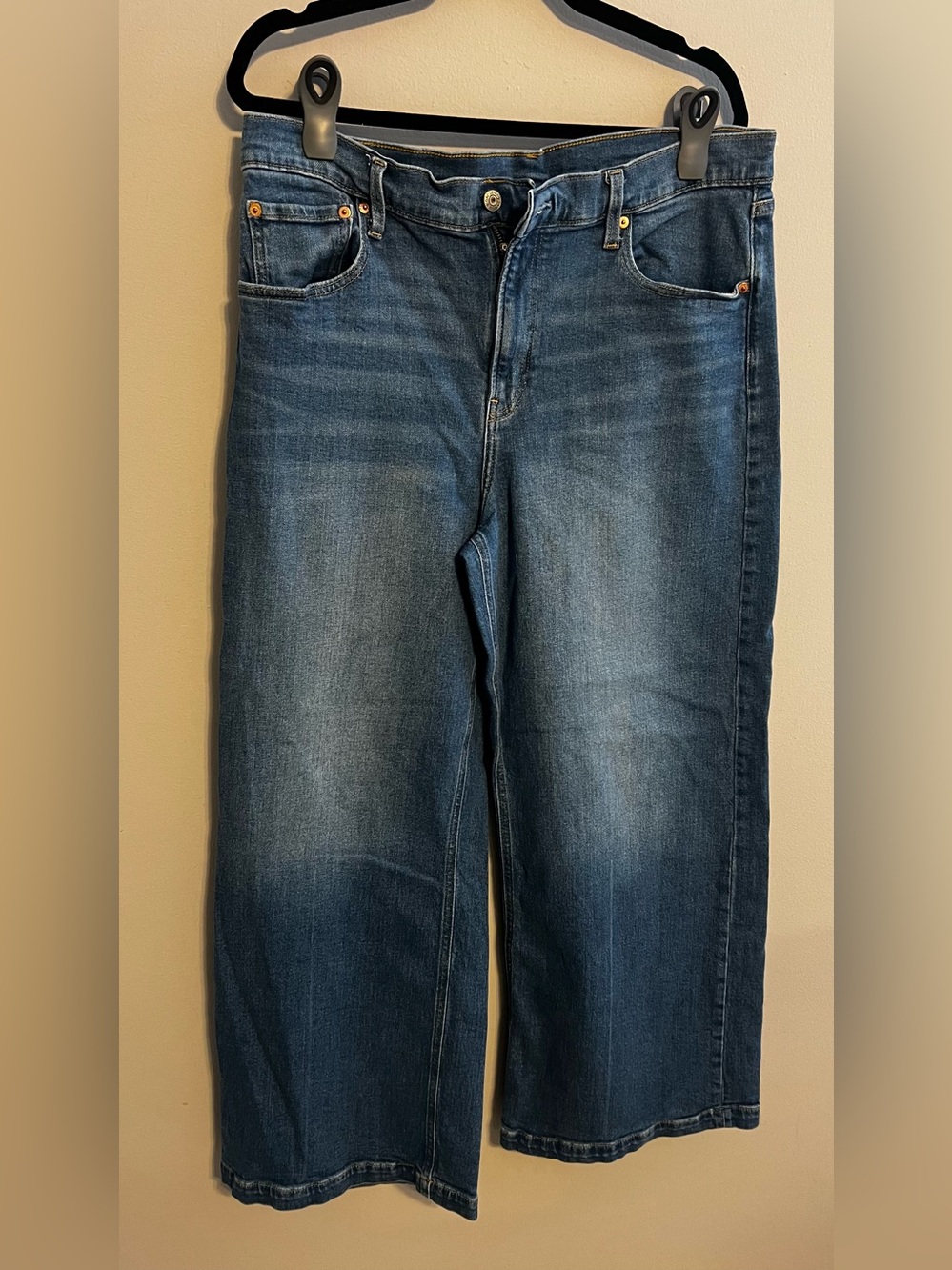 Gap High Rise Stride Wide-Leg Jeans | Women’s 33R